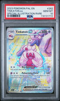 2023 Pokemon Scarlet & Violet Paldea Evolved Tinkaton ex SIR #262 PSA 10