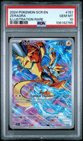 2024 Pokemon Stellar Crown Zeraora Illustration Rare #151 PSA 10